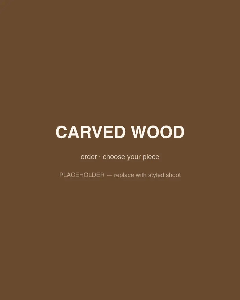 Carved Wood, front