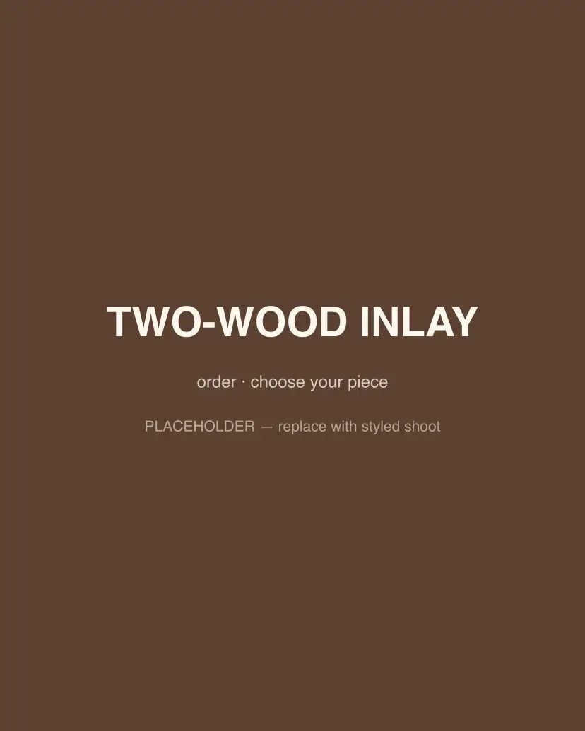 Two-Wood Inlay, front